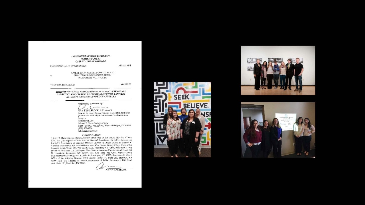 Image of Children's Law Center Clinic policy projects and community education